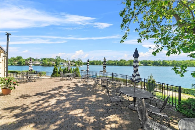 1271 California Rd Unit 1L, Eastchester, NY 10709 - view of patio featuring a water view