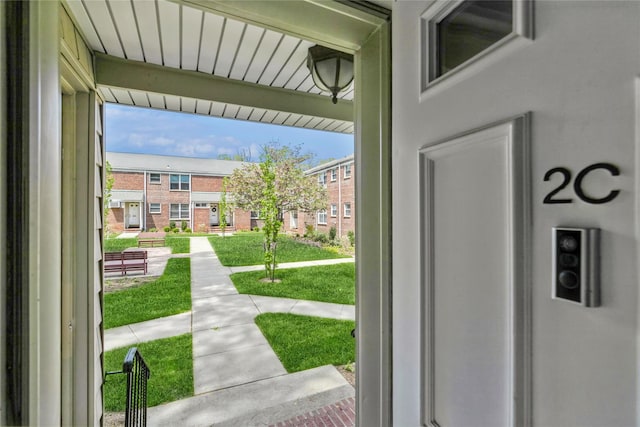 view of entryway