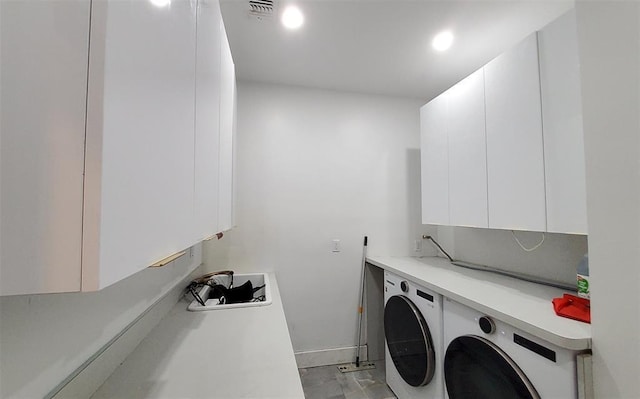 27 Catskill High Rail, Monroe, NY 10950 - washroom with washing machine and dryer, baseboards, and recessed lighting