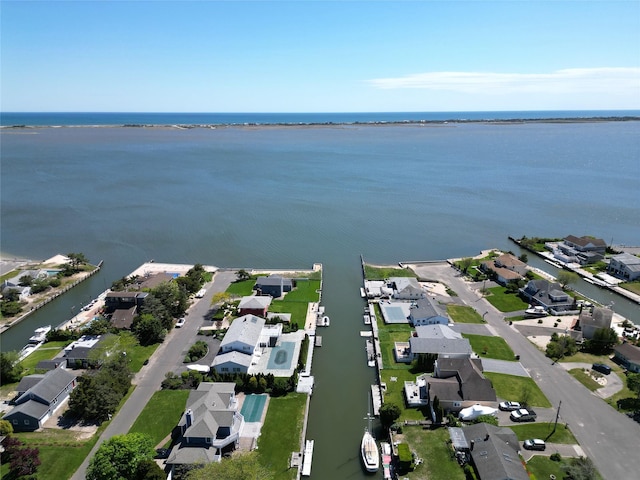 39 Whiting Rd, East Quogue, NY 11942 - aerial perspective of suburban area with a nearby body of water