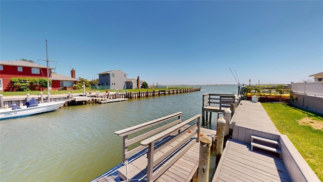 39 Whiting Rd, East Quogue, NY 11942 - dock featuring a water view