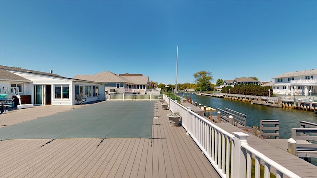 39 Whiting Rd, East Quogue, NY 11942 - dock with a water view and a residential view