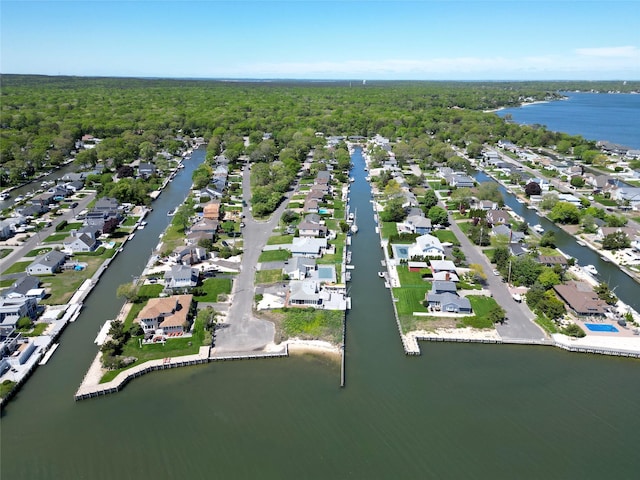 39 Whiting Rd, East Quogue, NY 11942 - view of property location featuring a nearby body of water, nearby suburban area, and a forest