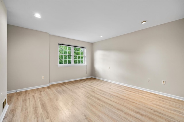 65 Jimal Dr, Middletown, NY 10940 - unfurnished room with light wood-style floors, baseboards, and recessed lighting