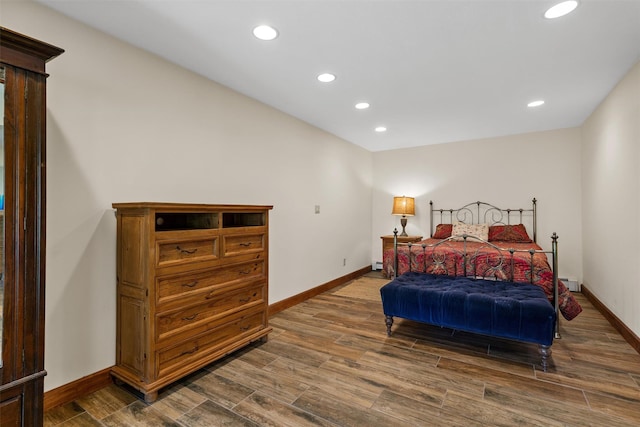 216 Cortese Rd, Call Listing Agent, PA 18405 - bedroom with wood finished floors, baseboards, recessed lighting, and a baseboard heating unit