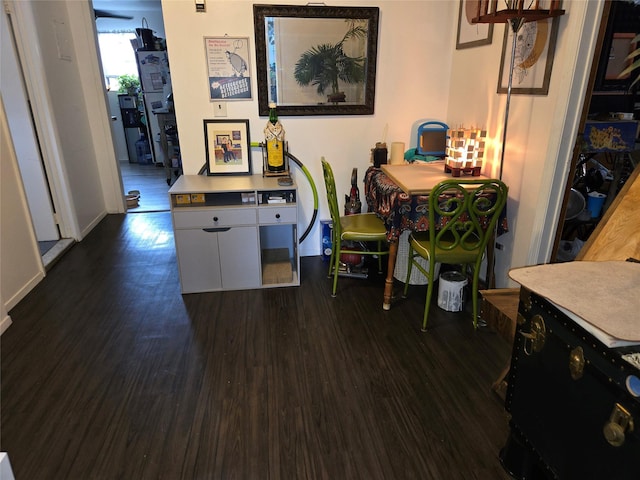 163 Villa Ave, Yonkers, NY 10704 - dining area featuring dark wood-type flooring