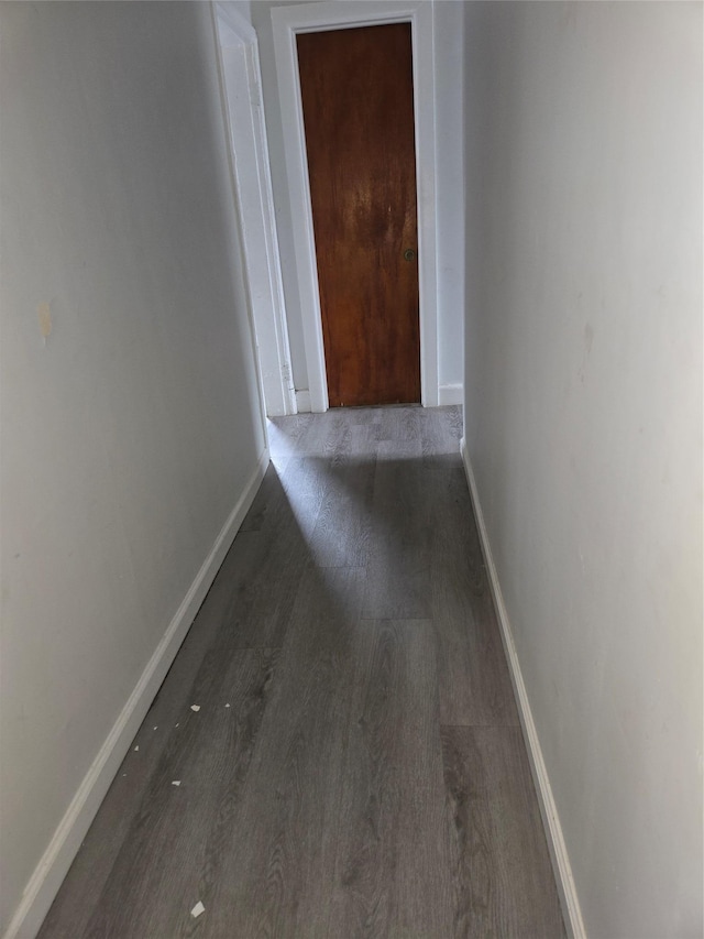 163 Villa Ave, Yonkers, NY 10704 - hallway with wood finished floors and baseboards