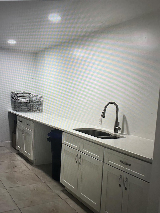 427 New Lots Ave, Brooklyn, NY 11207 - kitchen featuring a sink, light countertops, and tasteful backsplash