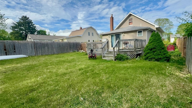 519 Sweezy Ave, Riverhead, NY 11901 - back of house with a wooden deck