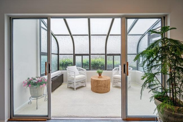 106 E Midland Pond Ct First Floor, First Floor, Moriches, NY 11955 - doorway featuring carpet and baseboards