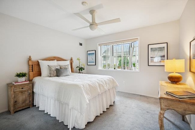 106 E Midland Pond Ct First Floor, First Floor, Moriches, NY 11955 - bedroom with carpet, ceiling fan, and baseboards