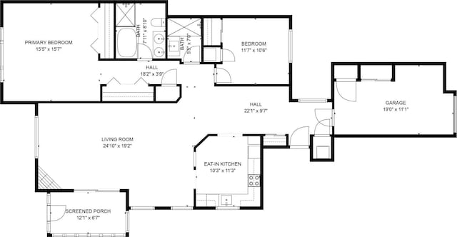 106 E Midland Pond Ct First Floor, First Floor, Moriches, NY 11955 - home floor plan