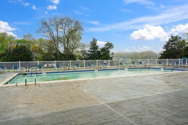 106 E Midland Pond Ct First Floor, First Floor, Moriches, NY 11955 - community pool featuring fence and a patio area