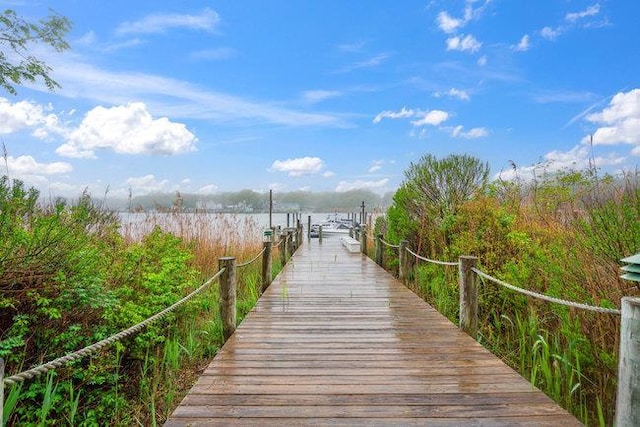 106 E Midland Pond Ct First Floor, First Floor, Moriches, NY 11955 - view of home's community with a water view