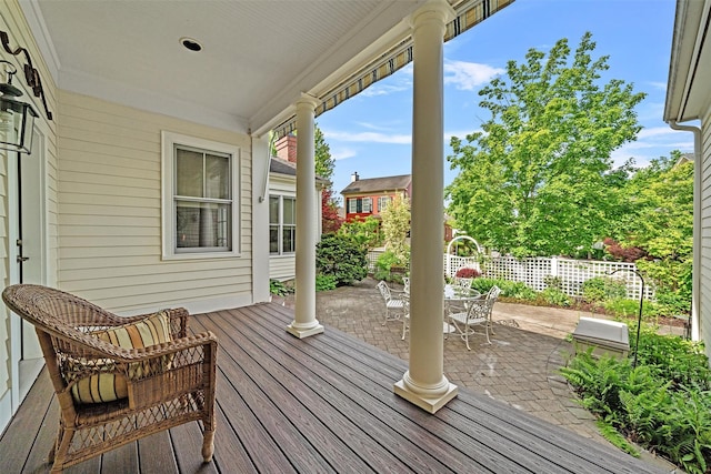 1 Sly St, Warwick, NY 10990 - deck featuring a patio area