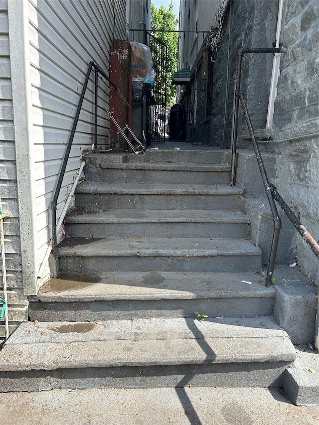 view of staircase