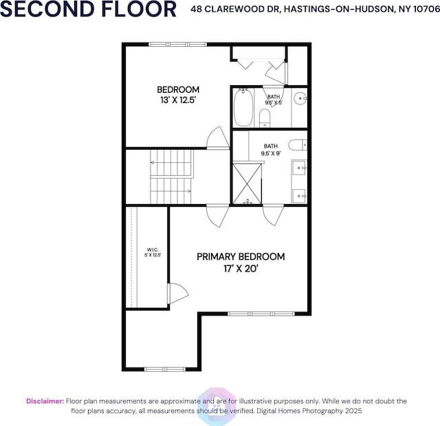 48 Clarewood Dr, Hastings-On-Hudson, NY 10706 - floor plan / room layout