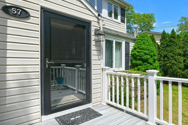 view of entrance to property
