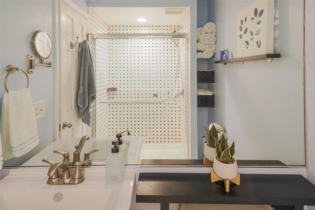 50 Louisiana Ave Unit 9R, Bronxville, NY 10708 - full bathroom featuring a stall shower and a sink