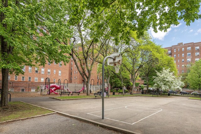 50 Louisiana Ave Unit 9R, Bronxville, NY 10708 - view of basketball court featuring community basketball court and fence