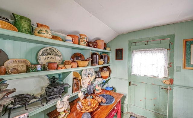 view of storage room