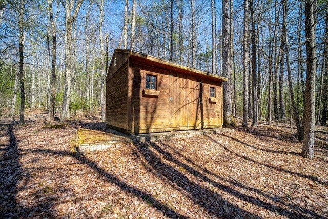 62 Stag Forest Rd, Forestburgh, NY 12777 - view of outdoor structure with an outbuilding and a wooded view