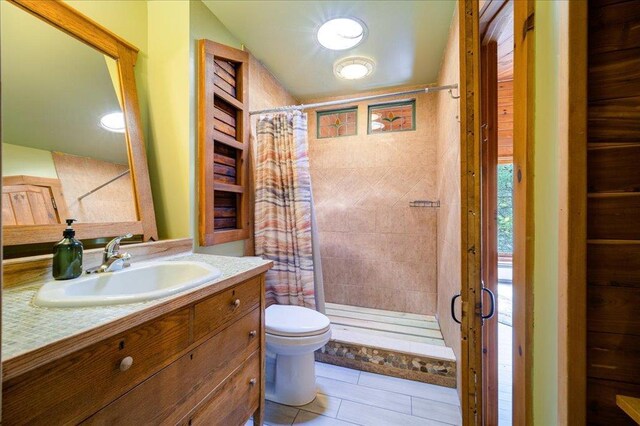 62 Stag Forest Rd, Forestburgh, NY 12777 - full bathroom featuring a stall shower, toilet, and vanity
