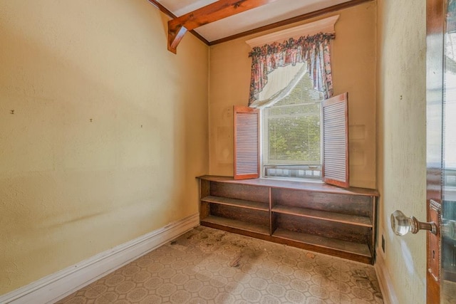 62-12 60th Dr, Maspeth, NY 11378 - detailed view of baseboards and a textured wall