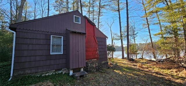 198 Eldred Yulan Rd, Call Listing Agent, NY 12732 - view of outdoor structure with a water view