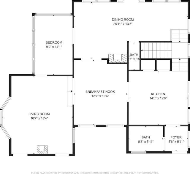 541 Broadway, Monticello, NY 12701 - floor plan / room layout