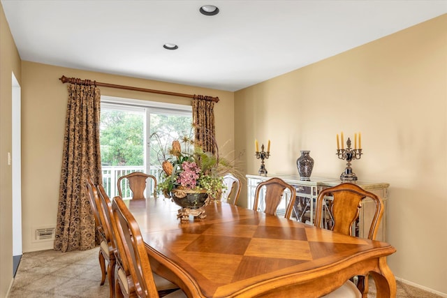 1692 N Gate, Merrick, NY 11566 - dining room featuring light carpet and recessed lighting