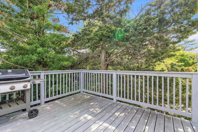 1692 N Gate, Merrick, NY 11566 - wooden terrace featuring grilling area