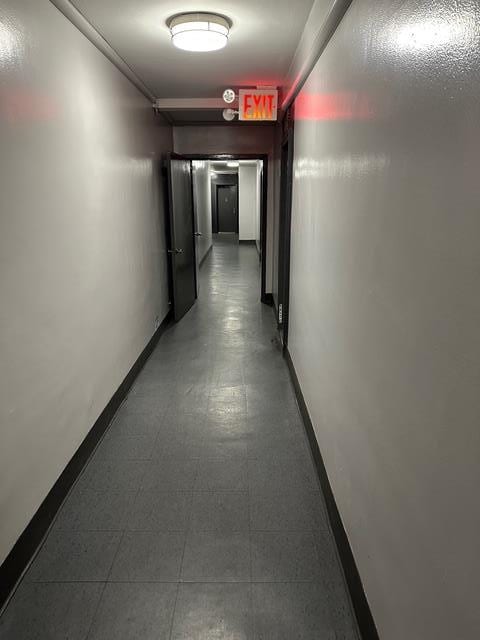hall with baseboards