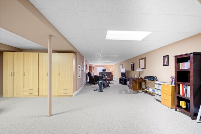 7 White Oak Ct Unit 7, Coram, NY 11727 - home office with carpet and a paneled ceiling