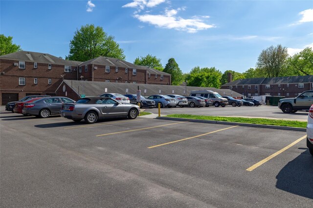 view of uncovered parking lot