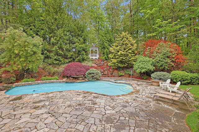 1988 Beekman Ct, Yorktown Heights, NY 10598 - outdoor pool featuring a patio area