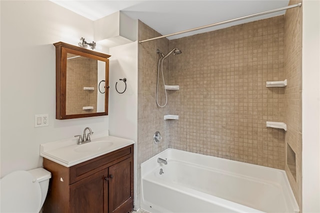 5105-5103 Rte 82, Salt Point, NY 12578 - full bath featuring shower / bath combination, toilet, and vanity