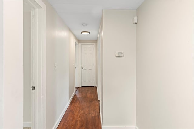 5105-5103 Rte 82, Salt Point, NY 12578 - hallway featuring dark wood-style floors and baseboards