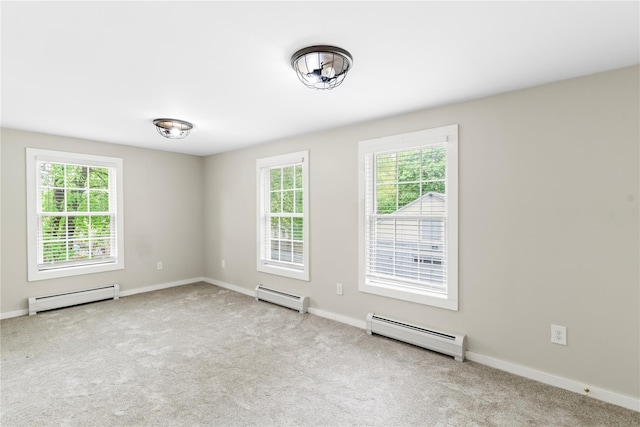 5105-5103 Rte 82, Salt Point, NY 12578 - unfurnished room with a baseboard heating unit and carpet flooring