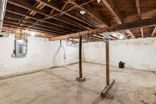 5105-5103 Rte 82, Salt Point, NY 12578 - unfinished below grade area with electric panel