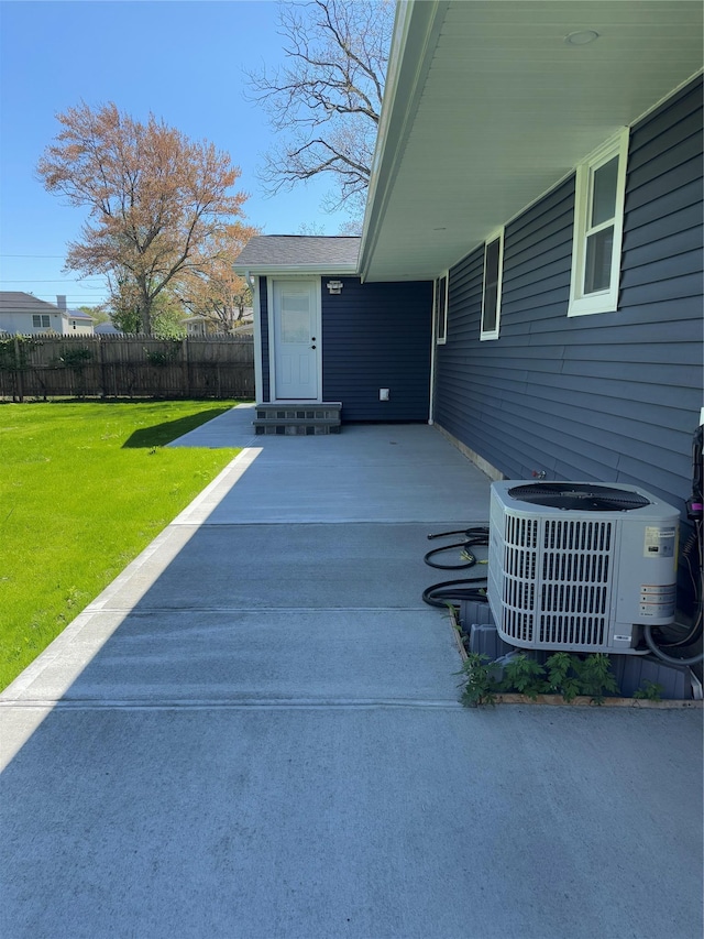 9 Henry St, Wyandanch, NY 11798 - view of patio featuring cooling unit