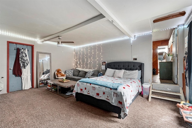 45 Proctor Rd, Eldred, NY 12732 - bedroom featuring carpet floors and a ceiling fan