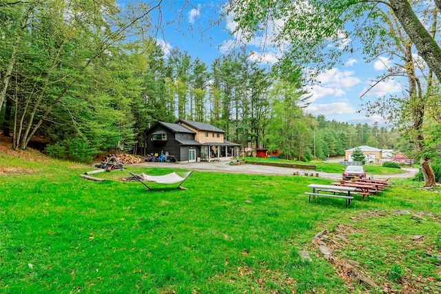 45 Proctor Rd, Eldred, NY 12732 - view of green lawn featuring a view of trees