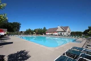 622 Creekside Ln, Fishkill, NY 12524 - community pool featuring a patio