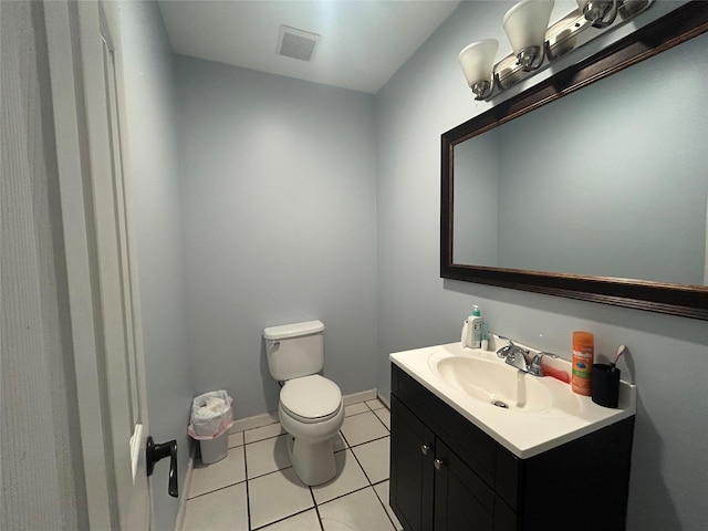 1433 Rte 208, Washingtonville, NY 10992 - half bathroom featuring toilet, tile patterned floors, vanity, and baseboards