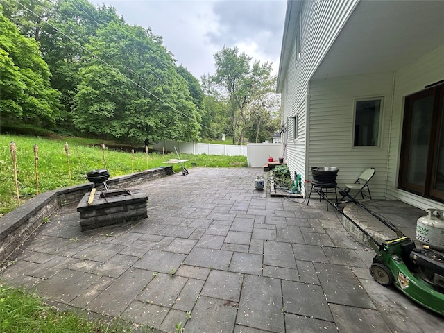 1433 Rte 208, Washingtonville, NY 10992 - view of patio with a fenced backyard