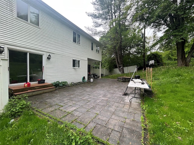 1433 Rte 208, Washingtonville, NY 10992 - view of patio / terrace featuring fence