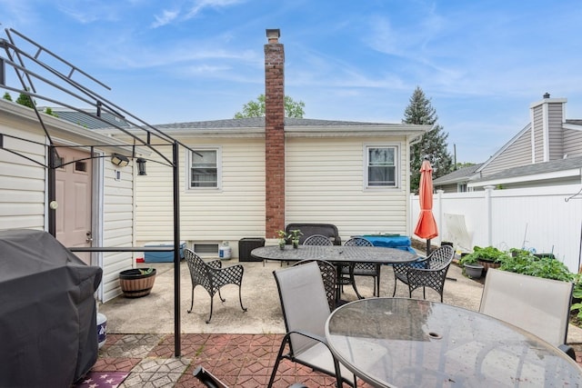 75 Massachusetts Ave, Massapequa, NY 11758 - view of patio / terrace featuring outdoor dining area and grilling area