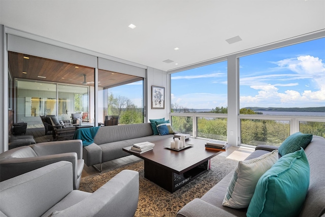 26 Mount Green Rd, Croton-On-Hudson, NY 10520 - living area featuring floor to ceiling windows