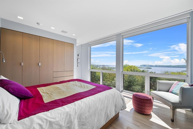 26 Mount Green Rd, Croton-On-Hudson, NY 10520 - bedroom featuring a water view and wood finished floors